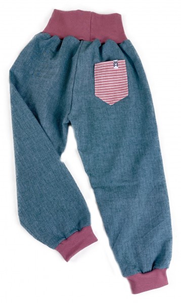leichte Pumphose Jeansoptik